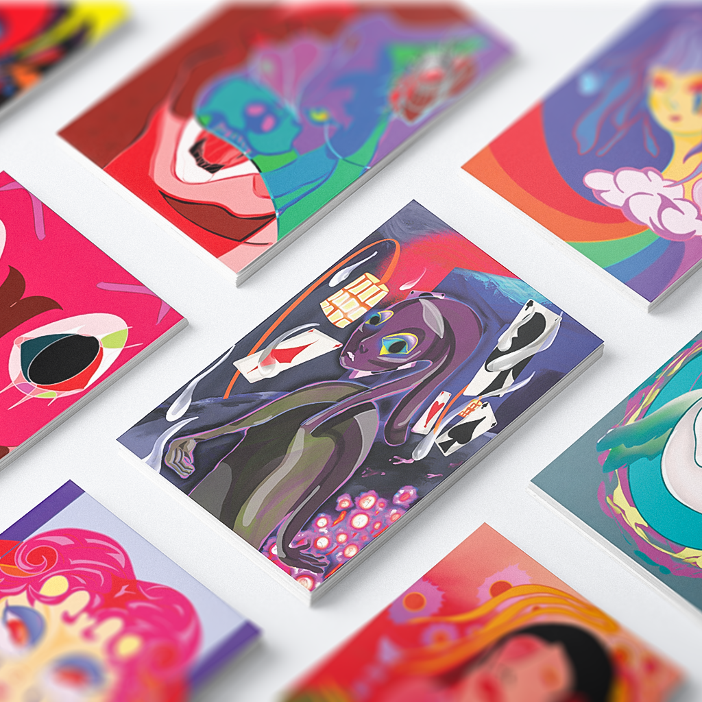 Kunstdruckkarten-Set "Art of Koromi"-Postkarten-Koromi Mose-UpH Kunstladen