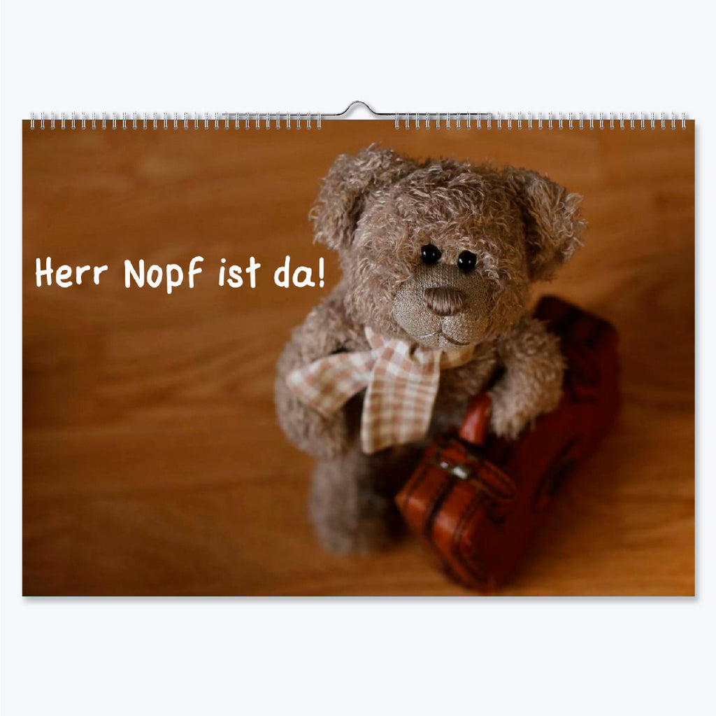 Kalender "Herr Nopf ist da!" - Jahreskalender 2023-Kalender-Michaela Kanthak-Wandkalender DIN A2-UpH Kunstladen