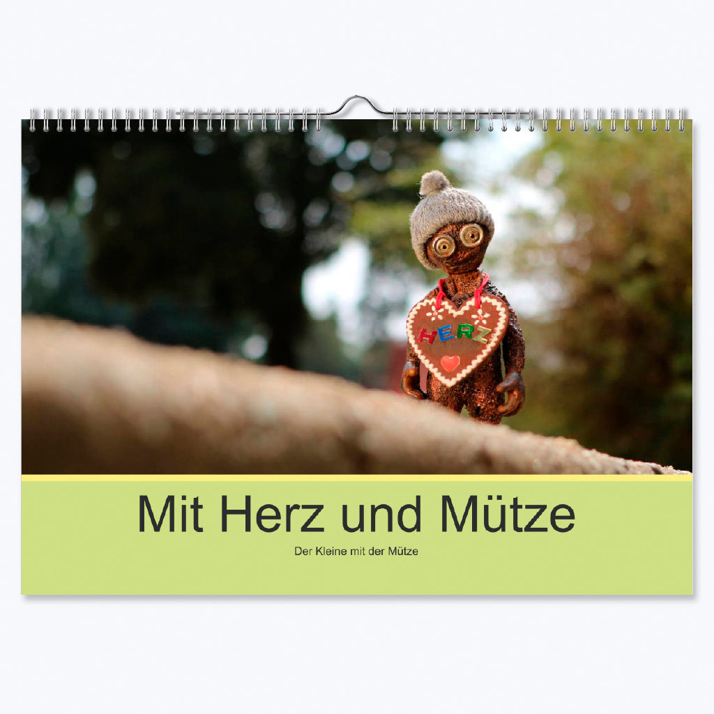 Kalender "Mit Herz und Mütze" - Jahreskalender 2024