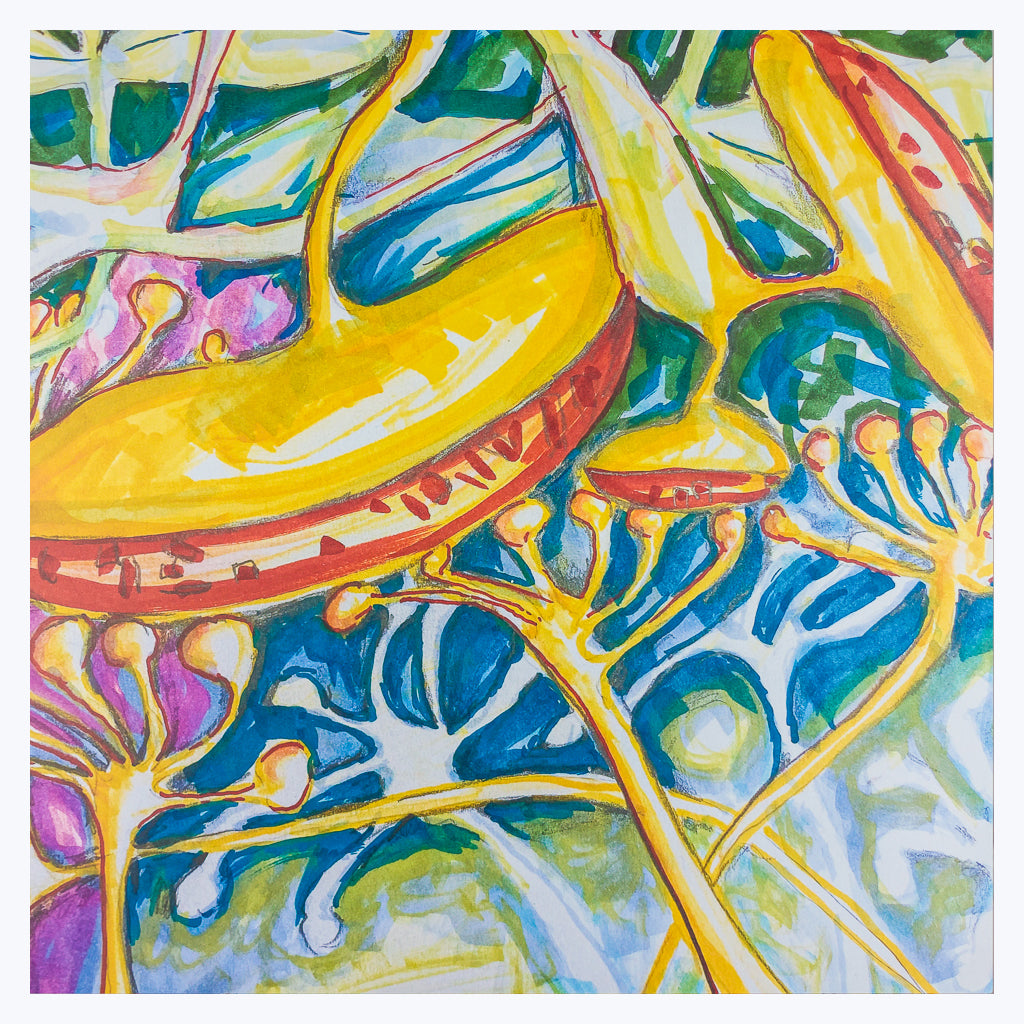 Bild "Lampenblume I" - Kunstdruck auf Alu Dibond-Wandbilder-Monika Knoop-Tausch-UpH Kunstladen