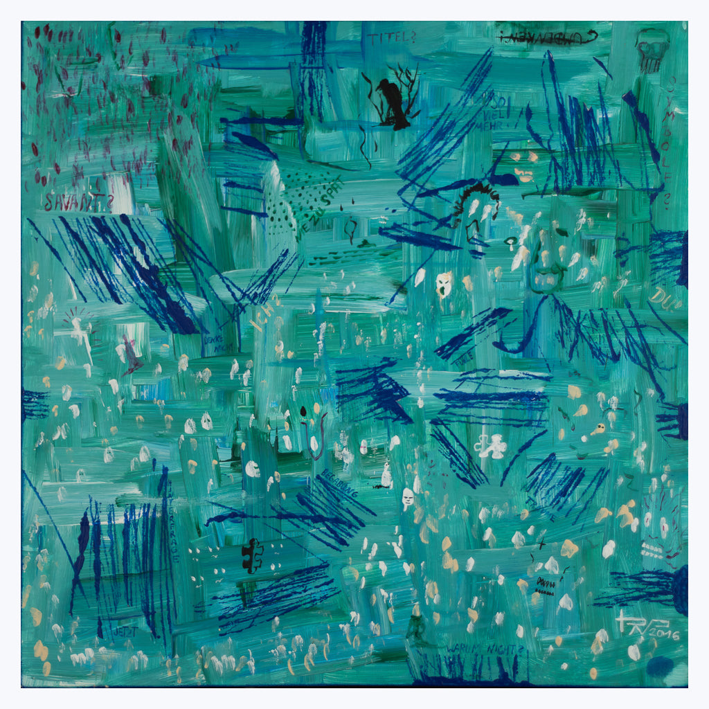 Bild "Die Stunde der Savanten" - Acryl auf Leinwand-Wandbilder-Thoth Nocturno-UpH Kunstladen