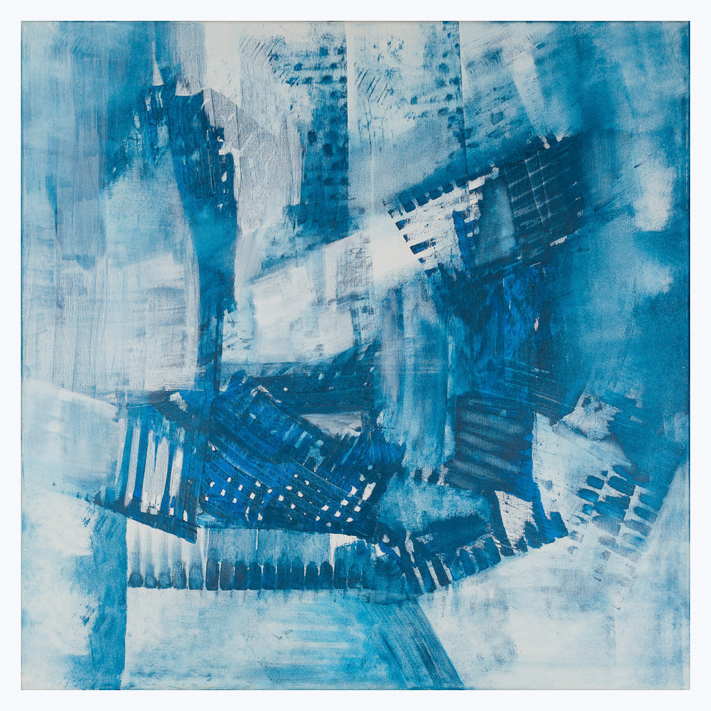 Bild "Die Farbe Blau" - Acryl auf Leinwand-Wandbilder-Mechthild Singer-UpH Kunstladen