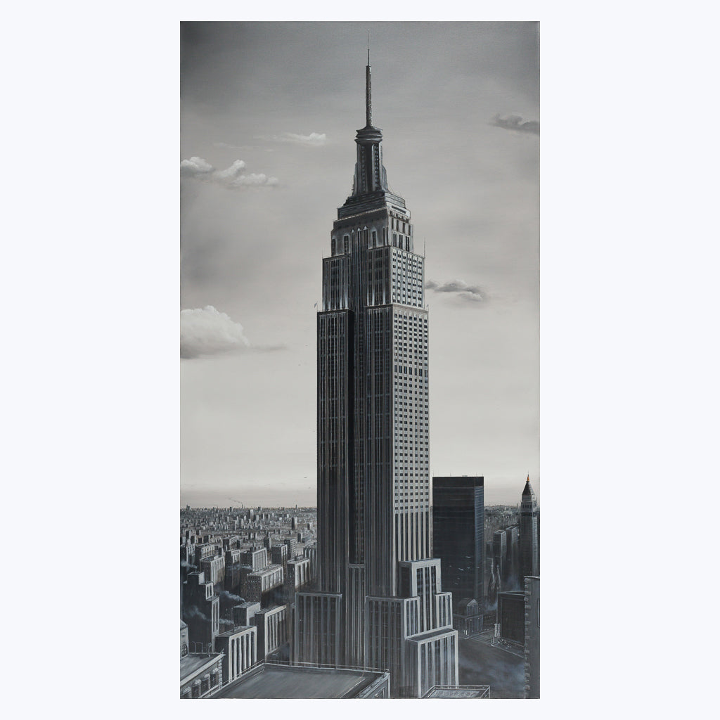 Bild "Empire State Building" - Öl auf Leinwand-Wandbilder-Mario Bitzer-UpH Kunstladen