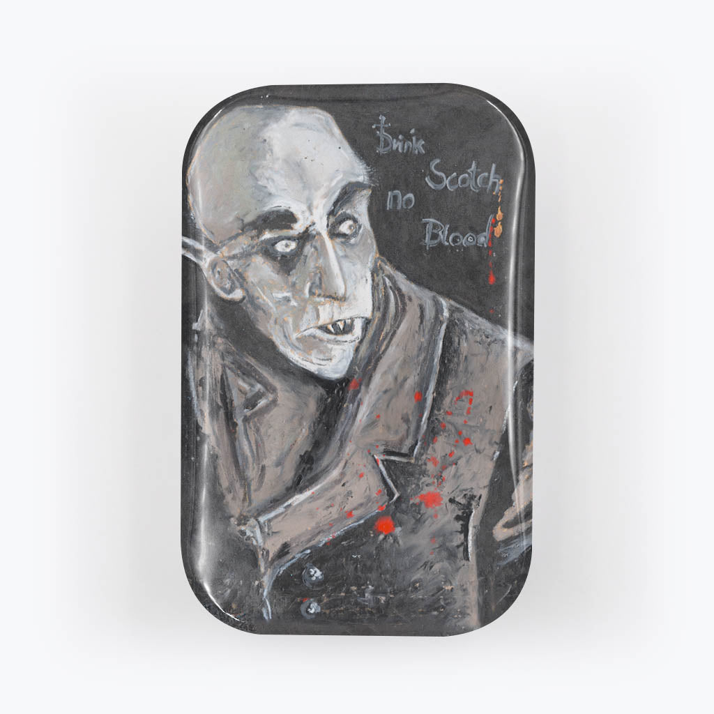Kühlschrankmagnet "Drink Scotch No Blood"-Magnete-David-Christopher-UpH Kunstladen