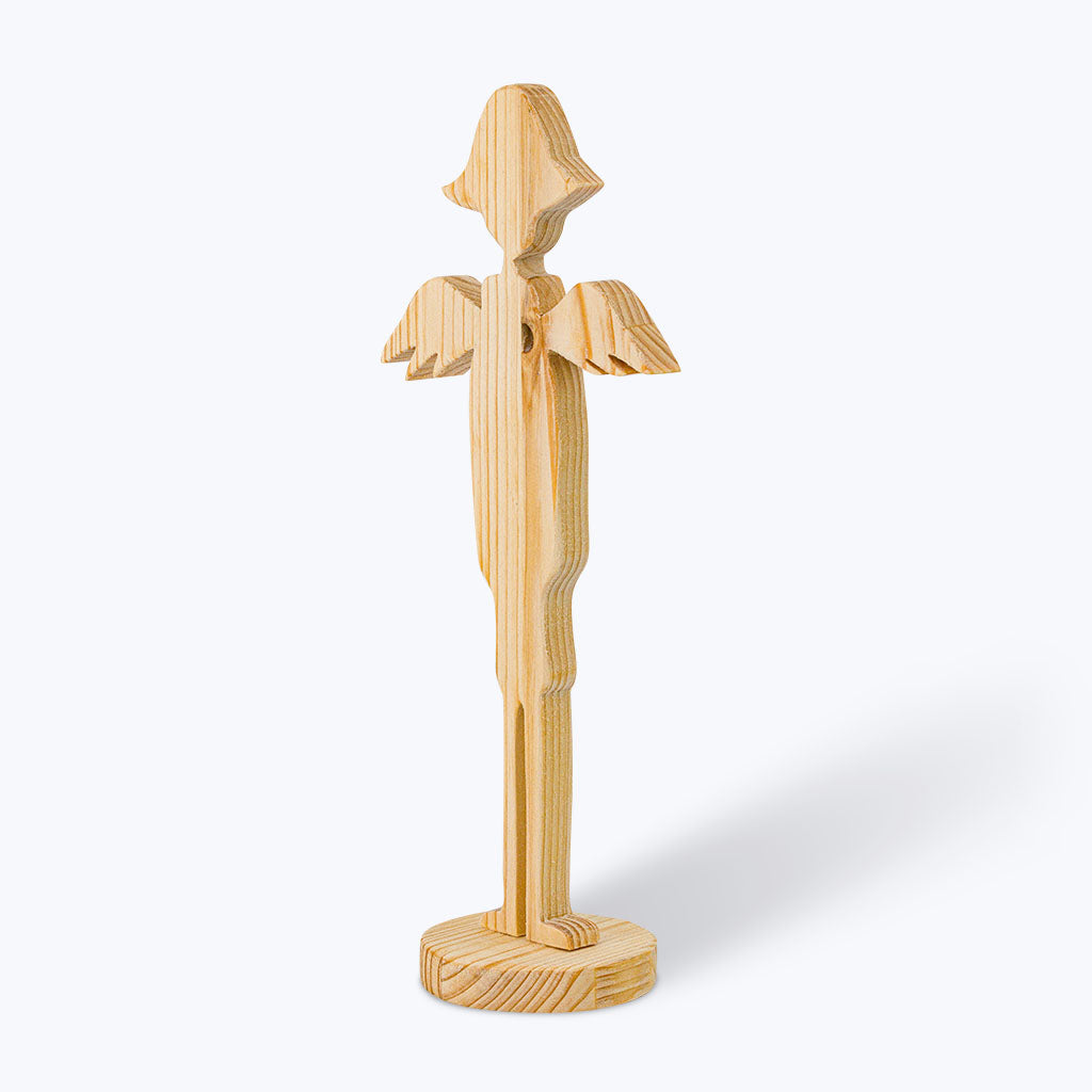 Holzfigur "Mein Engel" von Tanja Theisen-Dekoration-Tanja Theisen-UpH Kunstladen