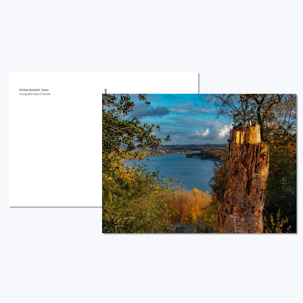 Kunstdruckkarte "Schöne Aussicht"-Postkarten-Klaus Fritsche-UpH Kunstladen