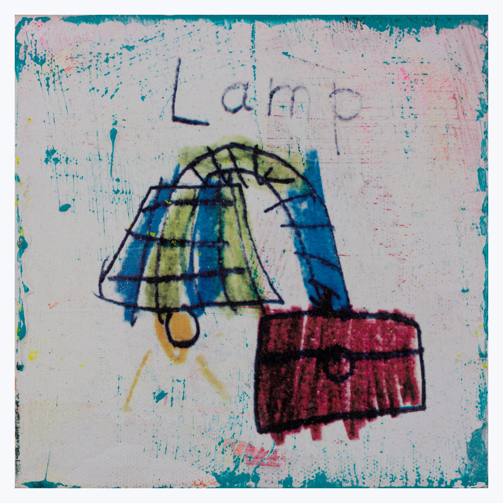 Bild "Mini: Lamp" - Mixed Media auf Leinwand-Wandbilder-Katrin Brackmann-UpH Kunstladen