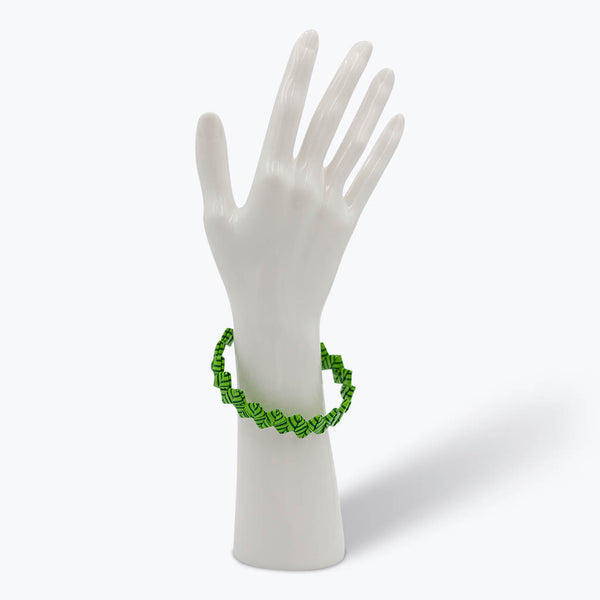 Bonbon Armreif, Menthol grün-Armbänder-Sabine Mehske-UpH Kunstladen