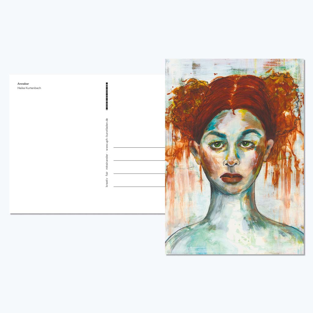 Kunstdruckkarte "Annabar"-Postkarten-Heike Kurtenbach-UpH Kunstladen
