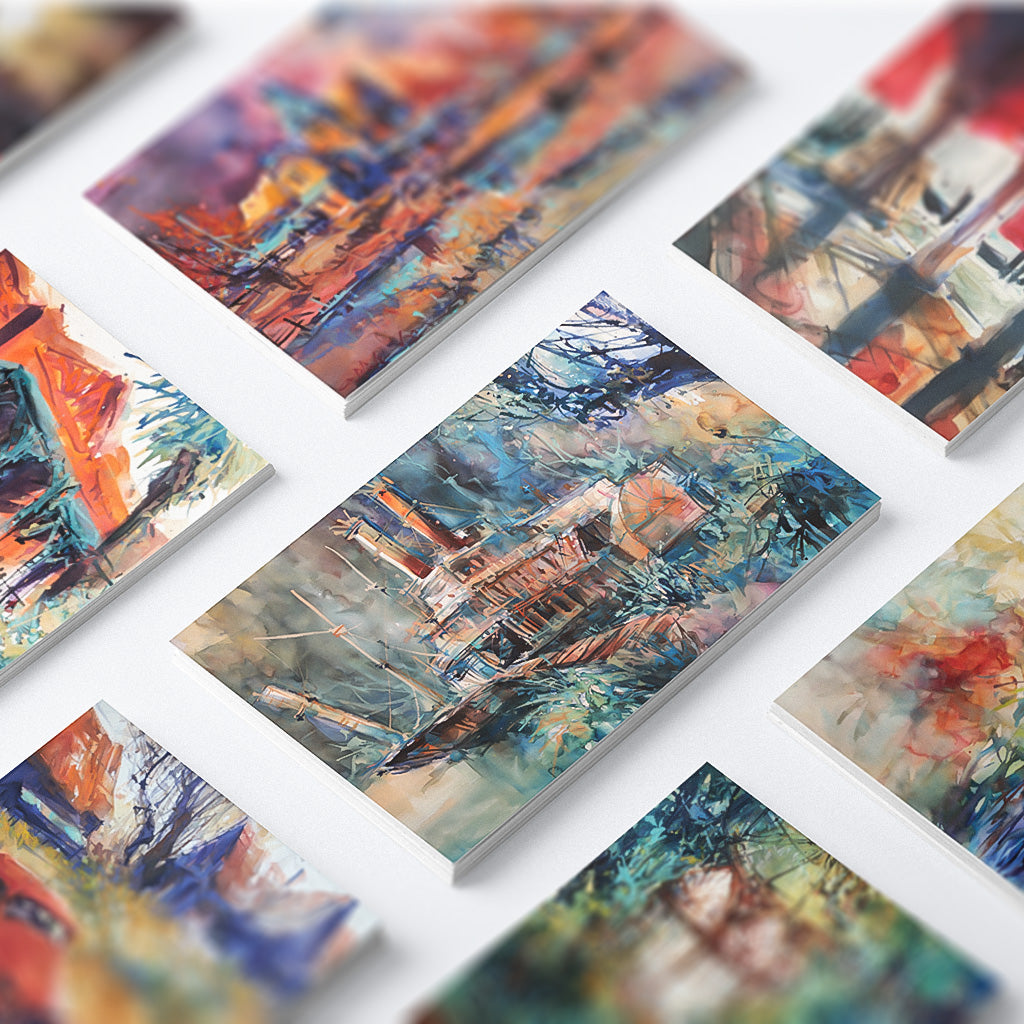 Kunstdruckkarten-Set "The Soul of Watercolor"-Postkarten-Carsten Wieland-UpH Kunstladen