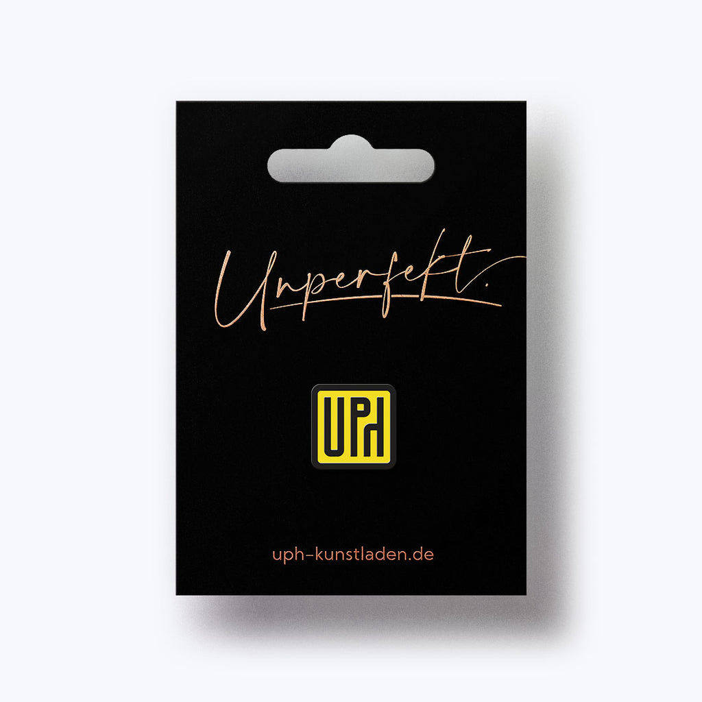 Pin "UpH"-Logo - Unperfekthaus Essen-Accessoires-UpH Kunstladen-UpH Kunstladen