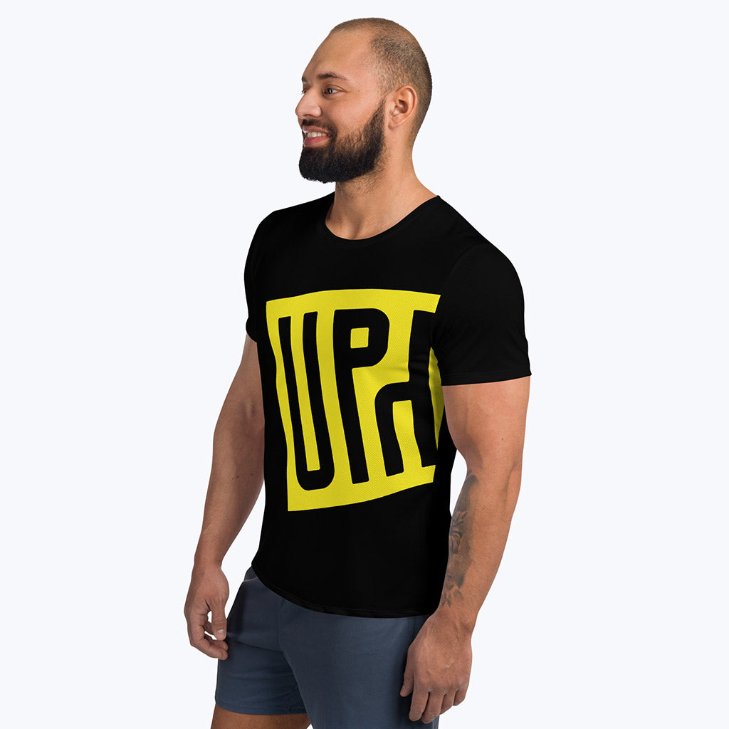 T-Shirt "UpH-Oversize Logo" - Allover-Sport-T-Shirt-T-Shirts-UpH Kunstladen-UpH Kunstladen
