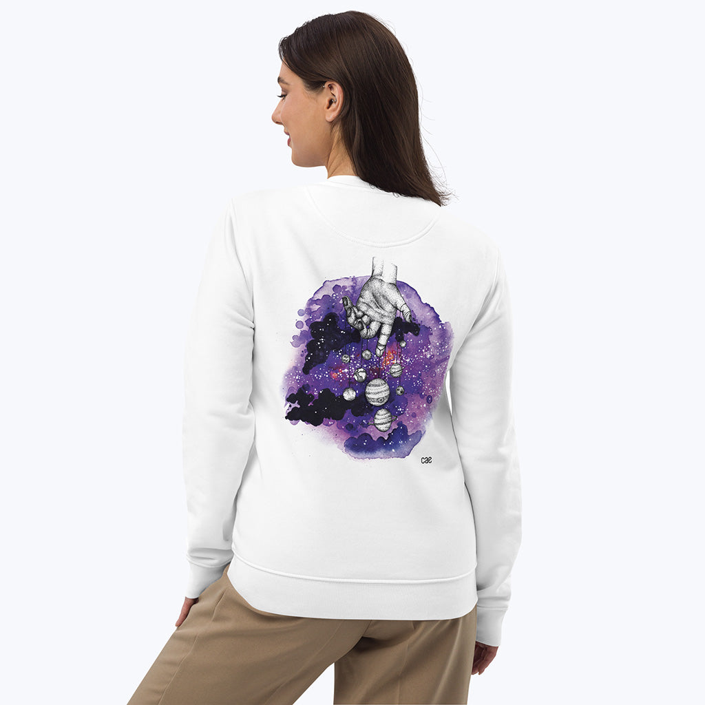 Pullover "fate" - Bio-Sweatshirt mit Kunstdruck von coldaesthetics-Pullover-cold aesthetics-UpH Kunstladen